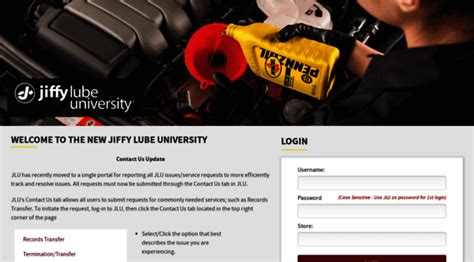 jiffy lube website|jiffy lube university online training.